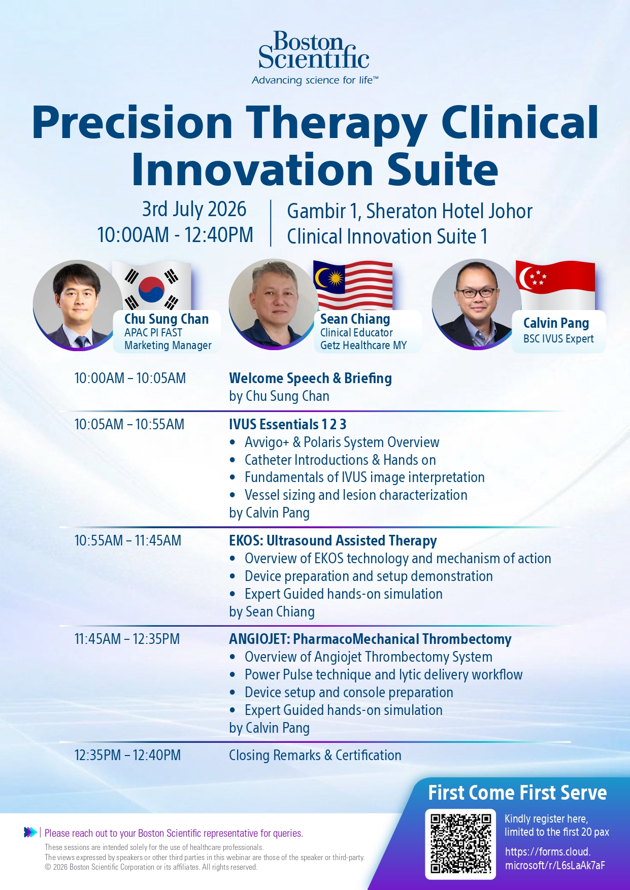 Boston Scientific Precision Therapy Clinical Innovation Suite Poster